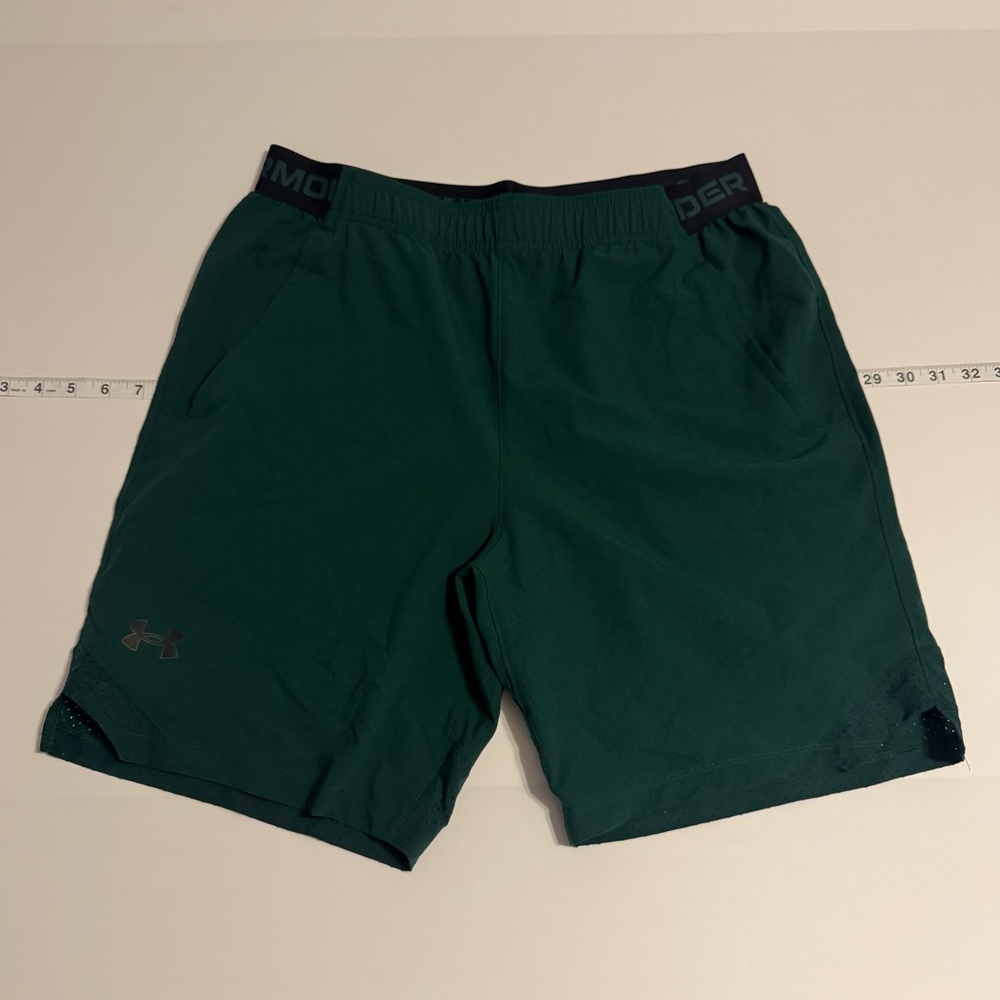 Under Armour Men's Dark Green Athletic Shorts